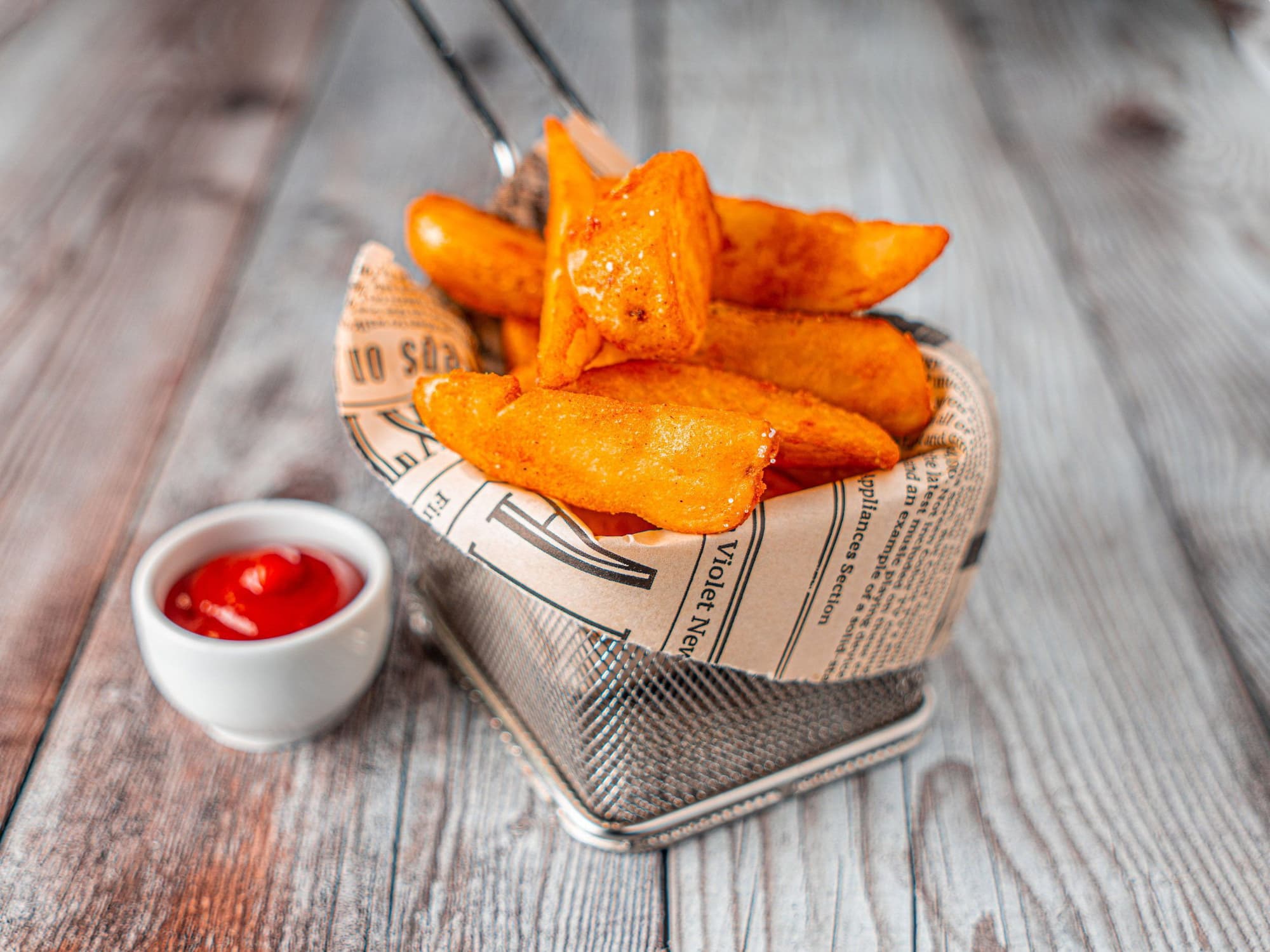 (Меню зала) Картофель по-деревенски